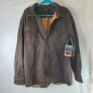 Ridgecut Toughwear 2XL Faux Leather Longsleeve shirt.